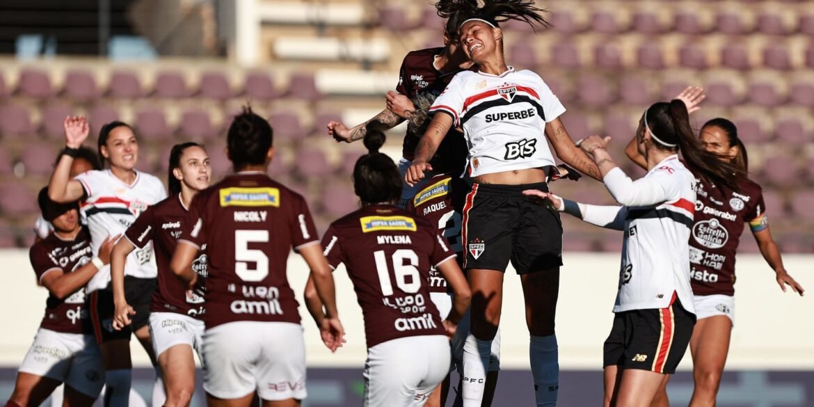 ferroviaria-e-sao-paulo-empatam-nas-quartas-do-brasileirao-feminino